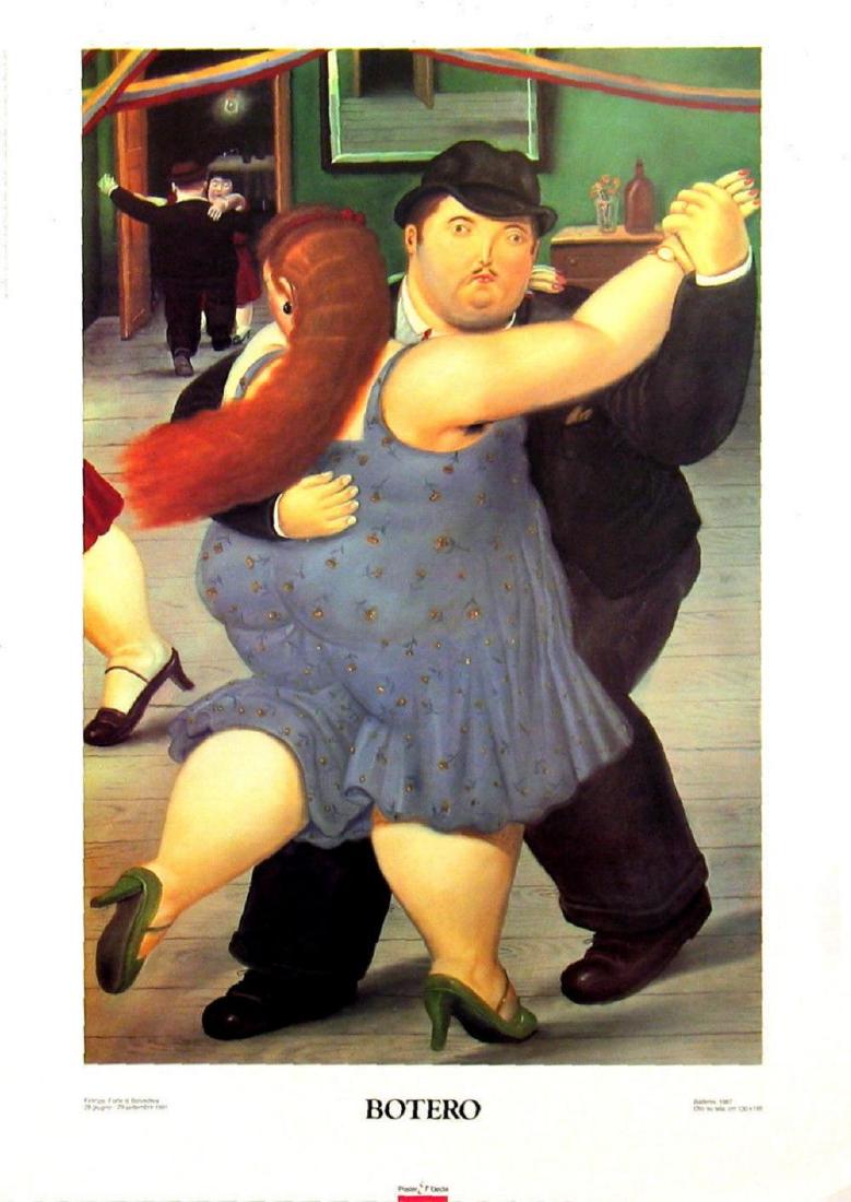 Fernando Botero - THE DANCERS lithograph: Offset Lithograph Art Print on High Quality Paper. Title - The Dancers Artist - Fernando Botero Paper Size - 27 1/2" x 19 1/4" Image Size - 23" x 15 1/4" Condition - Mint