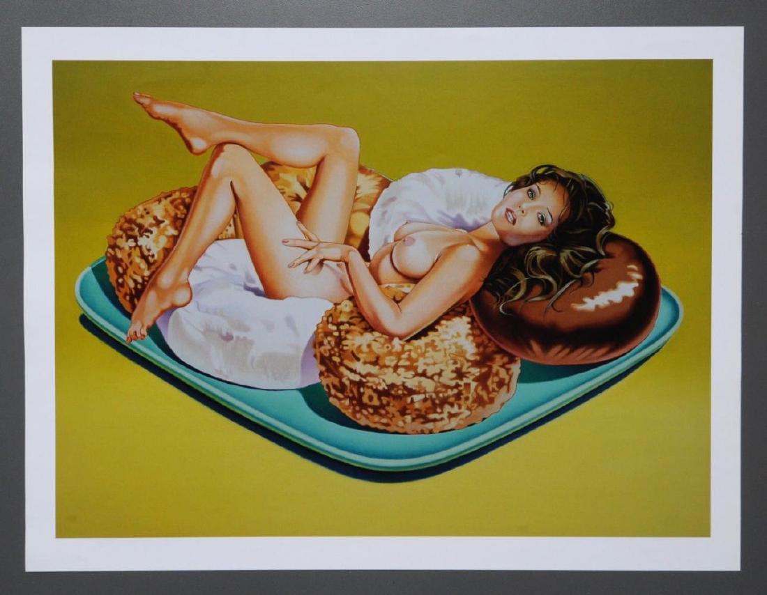 MEL RAMOS, Donut Doll 2004 LITHOGRAPH FRAMED: MEL RAMOS, Donut Doll 2004 LITHOGRAPH FRAMED PAPER SIZE: 48 x 36 cm YEAR: 2004