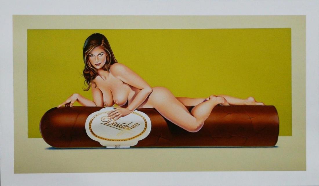 MEL RAMOS, Hav-a-Havana # 6 LITHOGRAPH FRAMED: MEL RAMOS, Hav-a-Havana # 6 LITHOGRAPH FRAMED PAPER SIZE: 48 x 28 cm YEAR: 2000