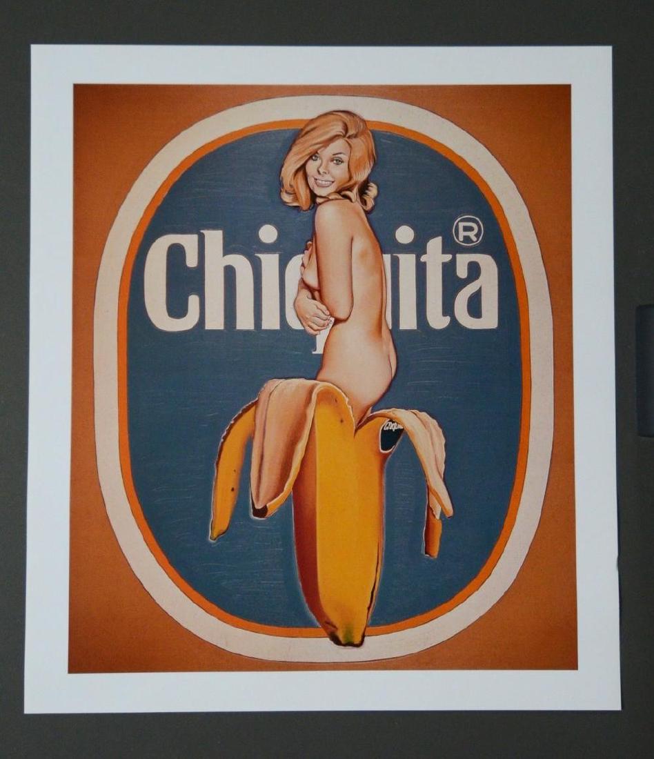MEL RAMOS, Chiquita, 1964 LITHOGRAPH FRAMED: MEL RAMOS, Chiquita, 1964 LITHOGRAPH FRAMED PAPER SIZE: 48 x 54 cm YEAR: 2004