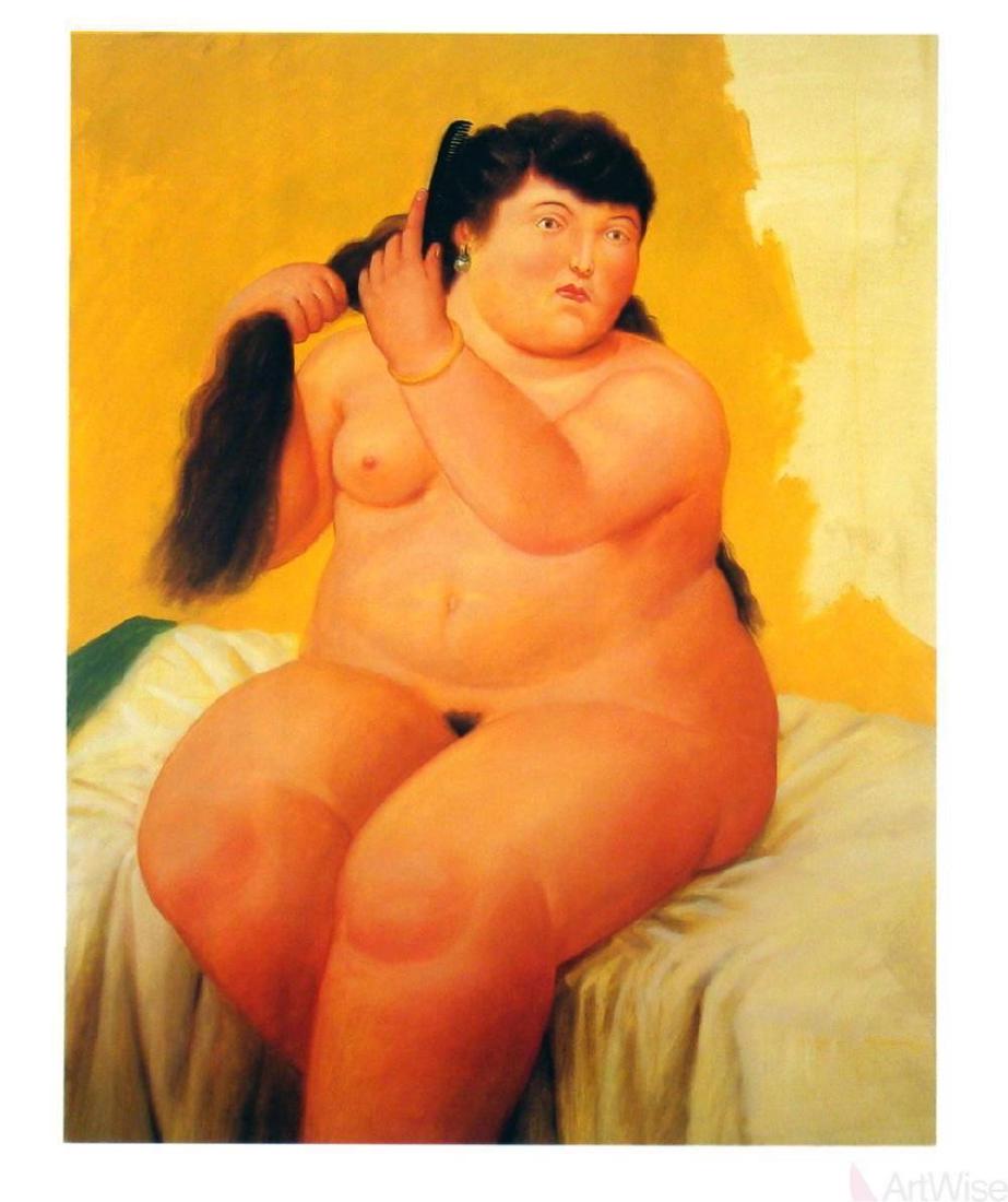 Nude by Fernando Botero lithograph: Title - Nude Artist - Fernando Botero Paper Size - 18" x 22" Image Size - 16 1/2" x 21" Condition : (A) Mint