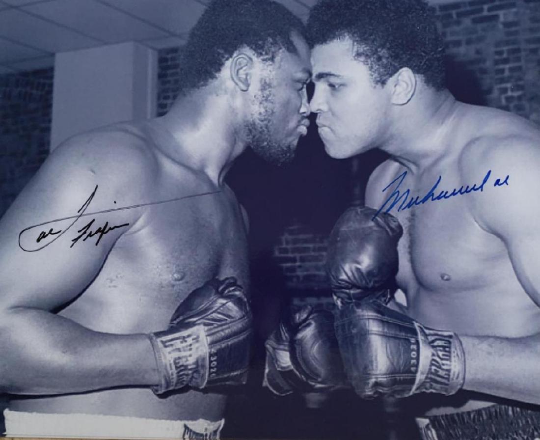 Muhammad Ali &. Joe Frazier 8" x 10" Autographed Photo: Muhammad Ali &. Joe Frazier 8" x 10" Autographed Photo