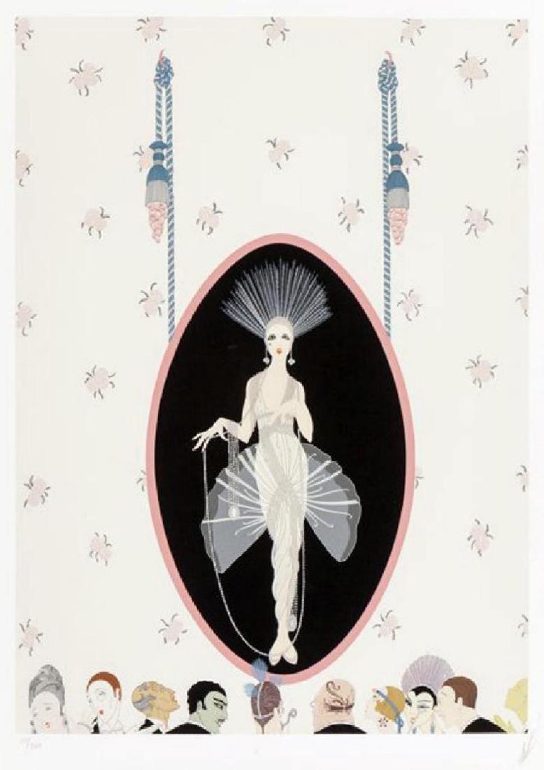 ERTE, HS/N serigraph "THE PORTRAIT": Size: 30 X 23 INCHES Year: 1981 Medium: SERIGRAPH Edition: OF 300 Description: Hand signed & numbered by the artist. Image size: 24 x 17 inches.