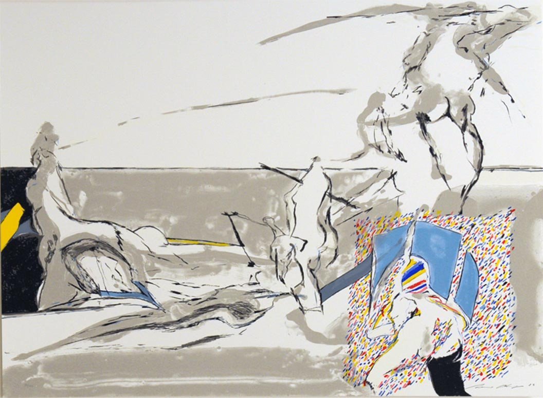 Werner Berges UNTITLED from Kinderstern Portfolio hand: Werner Berges UNTITLED from Kinderstern Portfolio hand signed/ numbered in pencil silkscreen Paper size: 29.1/2 x 22.1/2 in ( 76 x 58 cm) Images size: 29.1/2 x 22.1/2 in ( 76 x 58 cm)