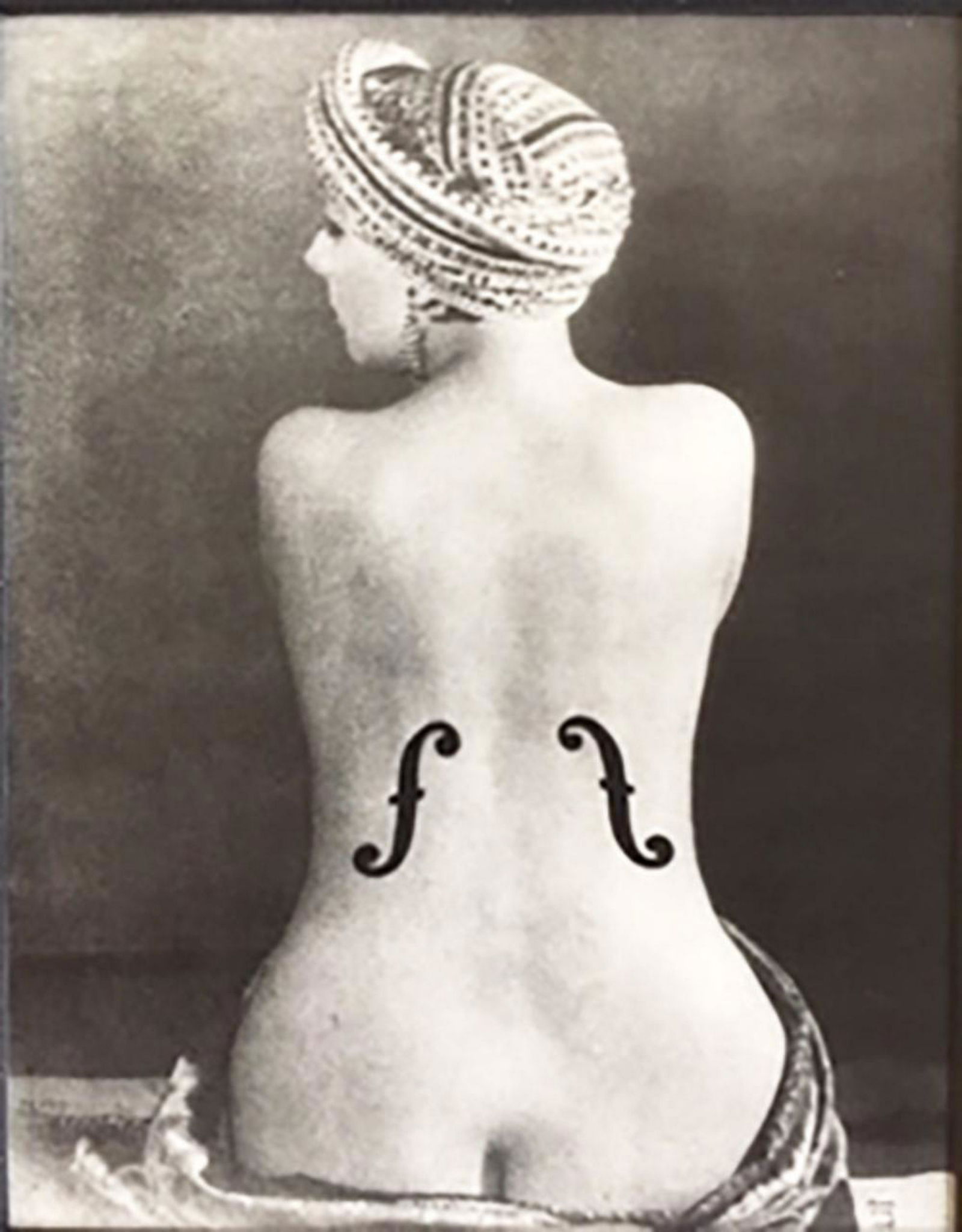 man Ray - Le violin d Ingres 1924: man Ray - Le violin d Ingres 1924 photolito. 11x12.5 inch matted.