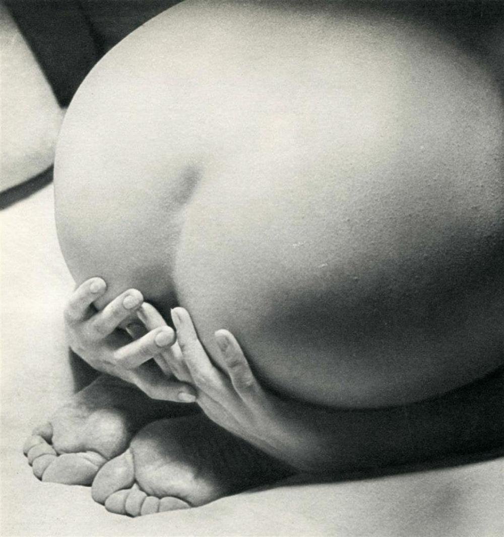 Man Ray La Priere 1930 signed in the print: Man Ray La Priere 1930 plate signed photolito. 11x12.5 matted