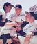 Mantle, Ford and Martin Autographed 8x10 photo