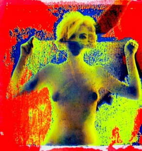 Bert Stern, Marilyn Monroe 1968 "Last Sitting": MARILYN MONROE - 1968 SILKSCREEN SERIGRAPH ART BY BERT STERN THE LAST SITTING DOUBLE SIDED PSYCHEDELIC POP ART DAZZLING BLACK LIGHT DAY GLO VINTAGE AUTHENTIC ORIGINAL EXTREMELY RARE! AUTHENTIC: This