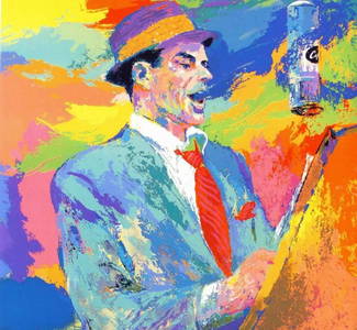 Leroy Neiman "Duets" Famous Frank Sinatra Hand signed/#