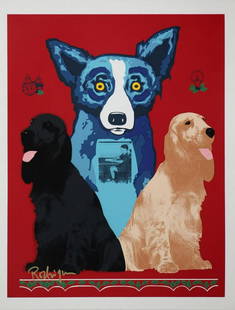 George Rodrigue - George's Sweet Inspirations, Screen P: Artist: George RodrigueTitle: George's Sweet InspirationsYear: 2000Dimensions: 20in. by 16in.Edition: From the rare limited edition of 150Medium: Original serigraph on paperCondition: