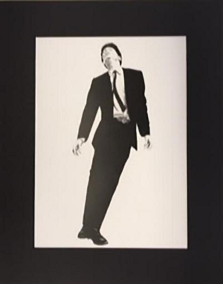 ROBERT LONGO Men In The Cities, Lithograph 1986: ROBERT LONGO, Vintage portfolio catalogue printed in Japan 1986 on quality paper. 11x14 inches matted