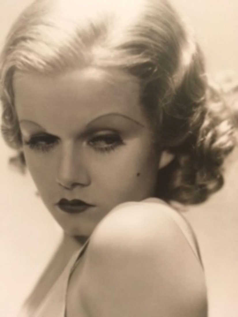GEORGE HURRELL Jean Harlow Red Headed Woman: GEORGE HURRELL Jean Harlow Red Headed Woman”. Vintage printing from portraits The actual items are crisp images Black on black archival matting , approx : 11x14 inches