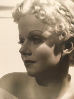 GEORGE HURRELL Jean Harlow China Seas 1935: GEORGE HURRELL Jean Harlow China Seas 1935. Vintage printing from portraits The actual items are crisp images Black on black archival matting , approx : 11x14 inches