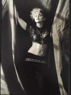 Herb Ritts, Madonna, Boy Toy 1, New York, 1984: Herb Ritts, Madonna, Boy Toy 1, New York, 1984. Vintage printing from portraits The actual items are crisp images Black on black archival matting , approx : 11x14 inches