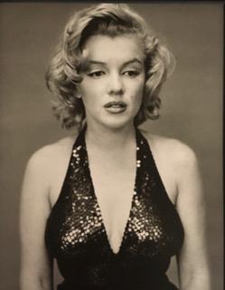 Richard Avedon, Marilyn Monroe, May 1957, NY: Richard Avedon, Marilyn Monroe, May 1957, NY. Vintage printing from portraits The actual items are crisp images Black on black archival matting , approx : 11x14 inches
