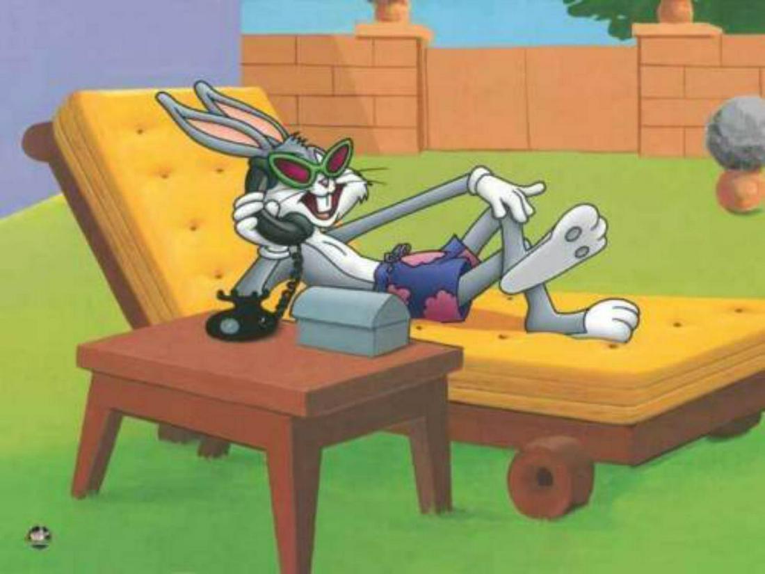 Warner Bros. "HOLLYWOOD HARE" limited edition giclee on: Limited Edition Giclee on Paper entitled "HOLLYWOOD HARE" by WARNER BROTHERS. The piece includes a hologram seal. The number shown on the hologram seal will not be the number that is shipped. For secu