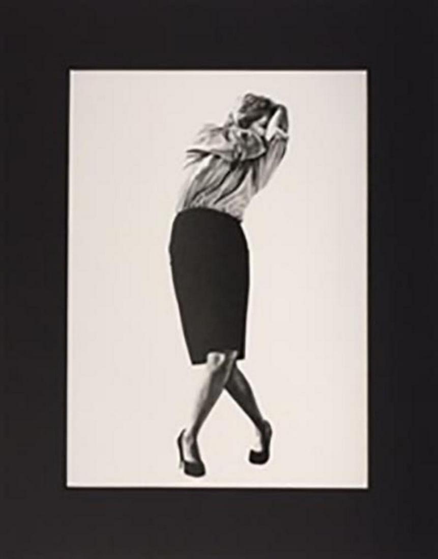 ROBERT LONGO Men In The Cities, Lithograph 1986: ROBERT LONGO, Vintage portfolio catalogue printed in Japan 1986 on quality paper. 11x14 inches matted size