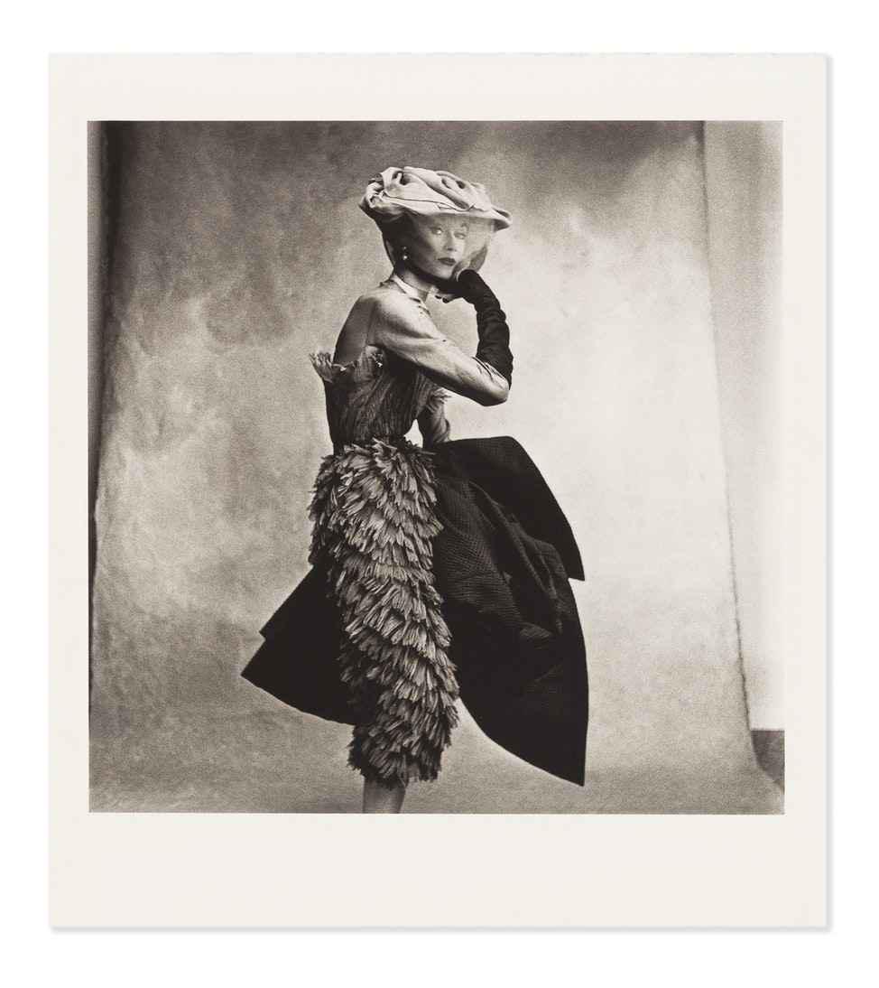 Irving Penn Balenciaga Paris 1950 Photolitho: Irving Penn-Balenciaga Paris 1950 Medium: Note: Dimensions provided include matting