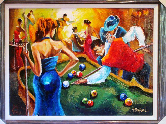 Yana Rafael Framed Original Acrylic on Canvas H/S (1 of 1)