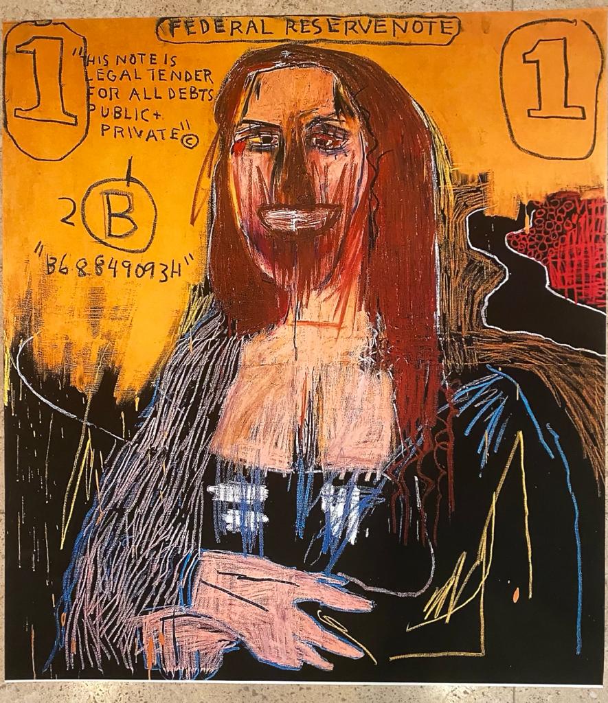 Jean Michel Basquiat Mona Lisa Giclee on Paper (1 of 1)