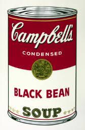 Andy Warhol - Black Bean Soup Sunday B Morning: Andy Warhol - Black Bean Soup Sunday B Morning Medium: Silkscreen on Museum Board Note: Comes with Publisher's Certificate of Authenticity Sunday B. Morning color screenprints are printed on museum bo