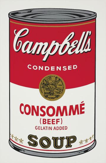 Andy Warhol - Consomme Soup Sunday B Morning: Andy Warhol - Consomme Soup Sunday B Morning Medium: Silkscreen on Museum Board Note: Comes with Publisher's Certificate of Authenticity Sunday B. Morning color screenprints are printed on museum boar