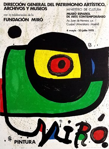 Joan Miro Pintura 1978 Original Lithograph on Paper (1 of 1)