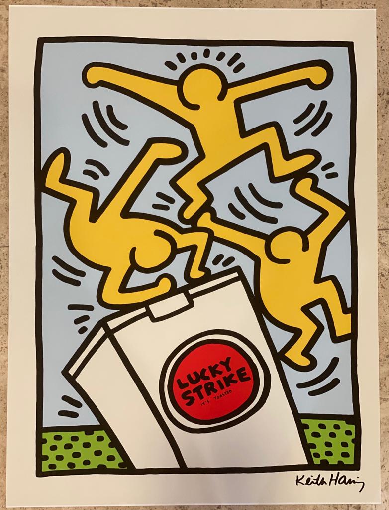Keith Haring Lucky Strike Giclee on Paper (1 of 1)