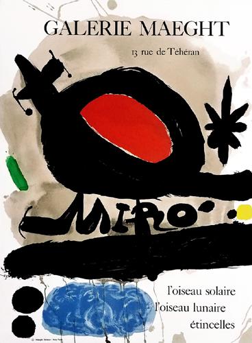 Joan Miro L'Oiseau Solaire, L'Oiseau Lunaire, (1 of 1)