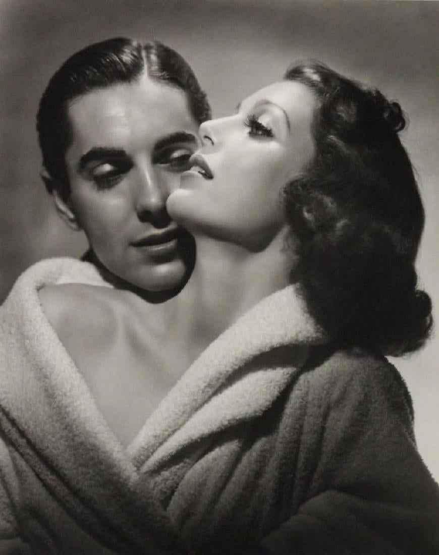 George Hurrell Loretta Young &Tyrone Power Photolith (1 of 1)
