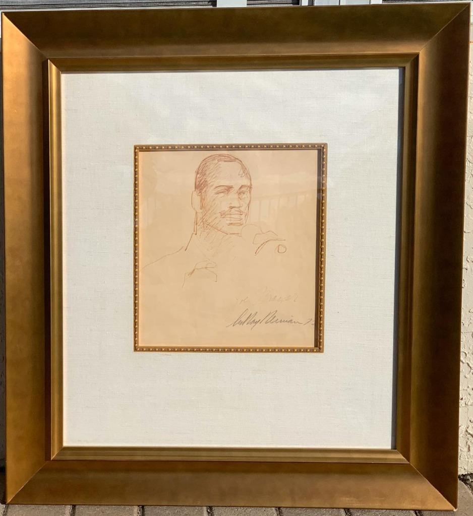 Leroy Neiman - FRAZIER (Joe) DUAL SIGNED ORIGINAL (1 of 3)