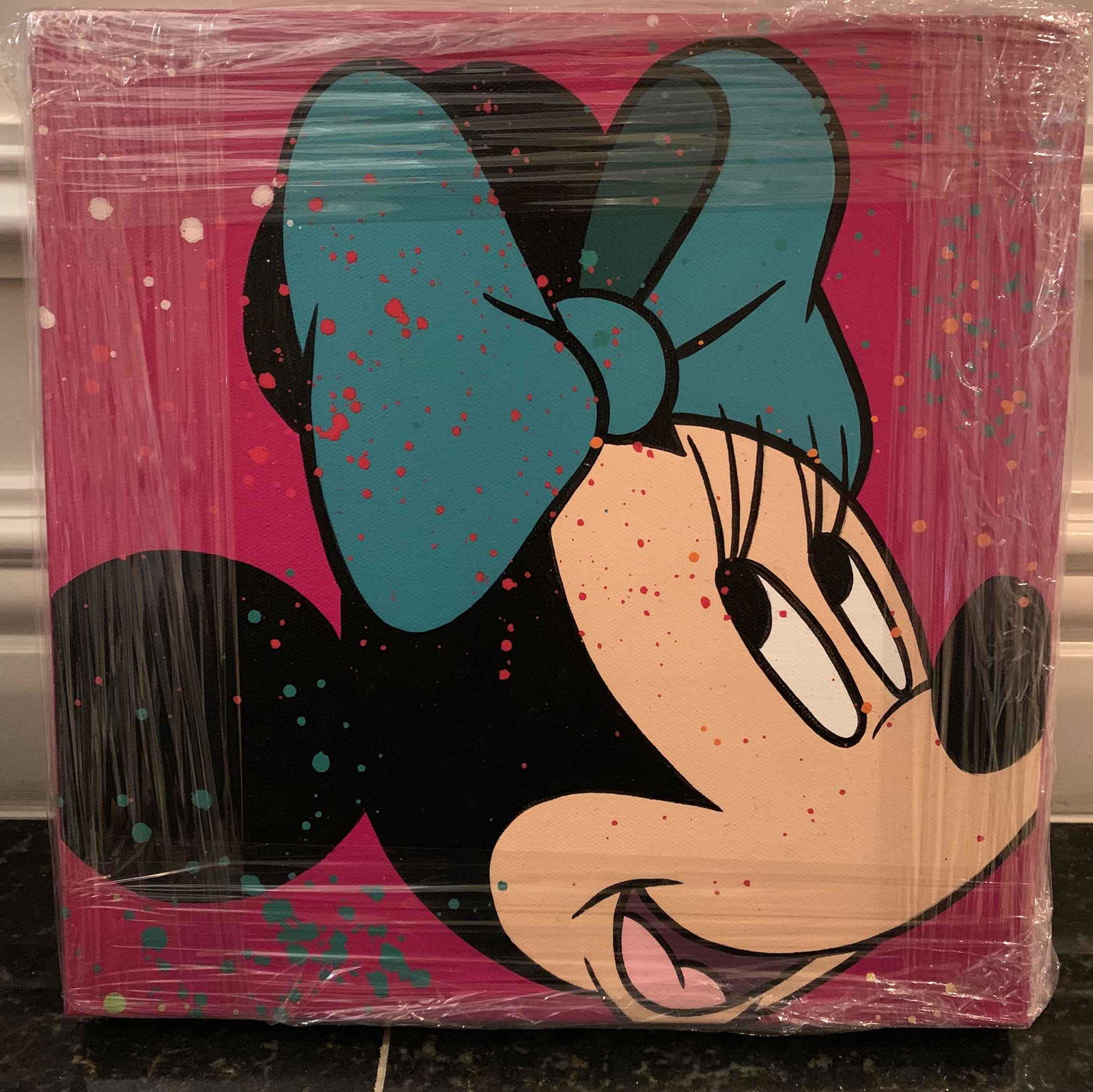 Paulina Del Mar Minnie Mouse Pink Mixed Media (1 of 1)