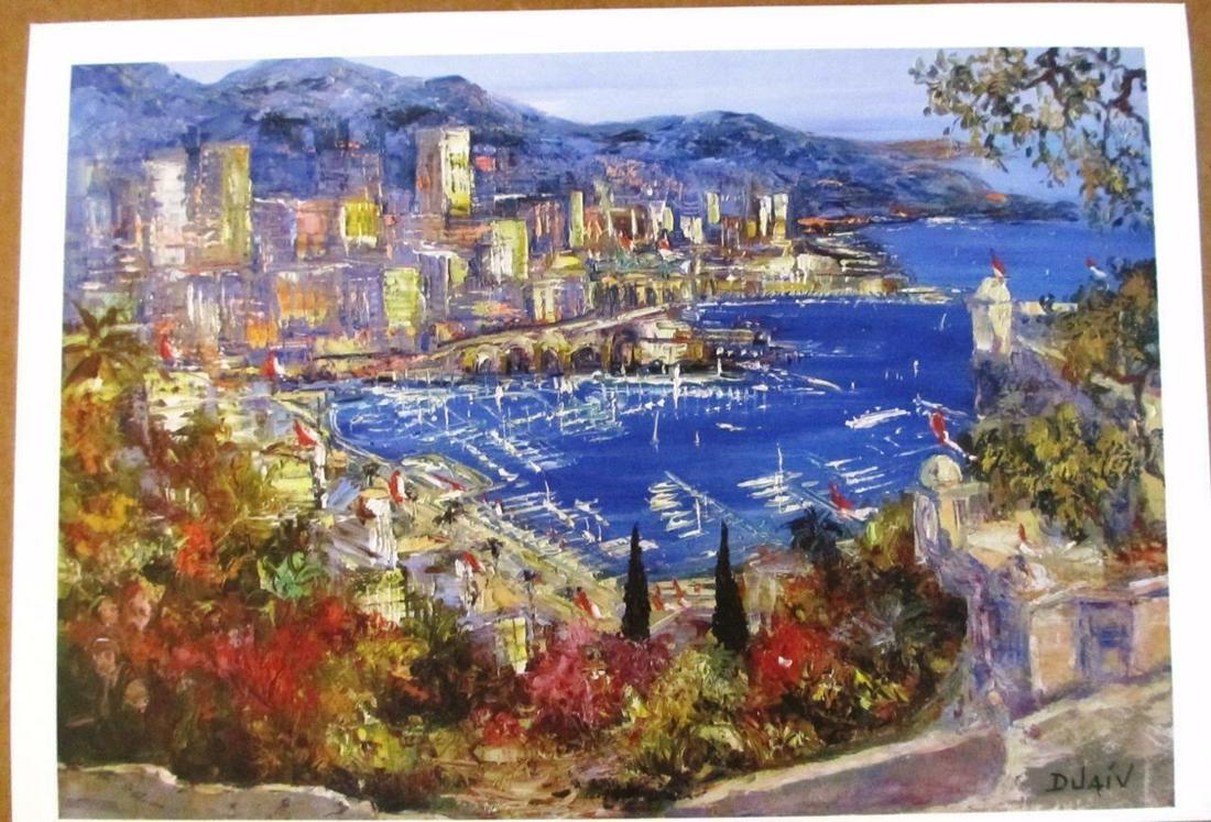 Duaiv Harbor by the Sea Lithograph (1 of 1)