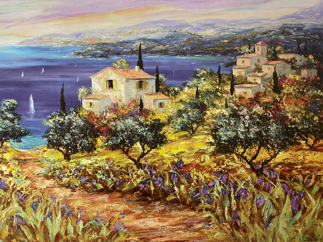 Duaiv Seaside Village Lithograph (1 of 1)