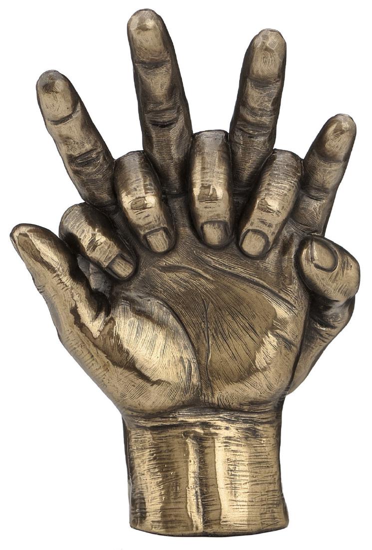 Two Hands Entwined Love Romance Statue Sculpture (1 of 4)