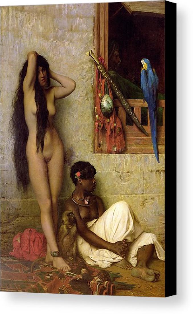 The Slave For Sale Canvas Oil Painting (1 of 1)
