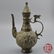Chinese Antique Brass Wine Pot With Dragon & Phoenix