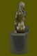 Beautiful Signed Art Nouveau Gilt Bronze Sculpture - 4