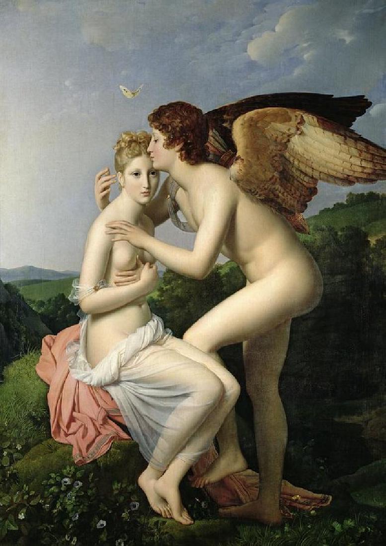 Psyche Receiving The First Kiss Of Cupid Oil Painting (1 of 1)