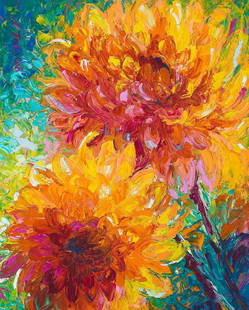 Passion Oil Painting: Passion Oil Painting by Talya Johnson. Unframed. Estimated Size: 24''*36''