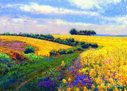 Fields Of Gold Oil Painting