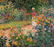 Garden At Giverny Oil Painting