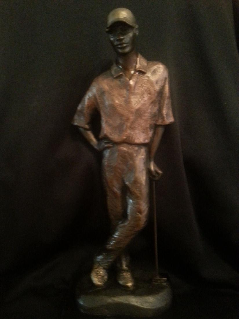 Austin Sculpture Bronzed Golfer on the Green 1997 (1 of 5)