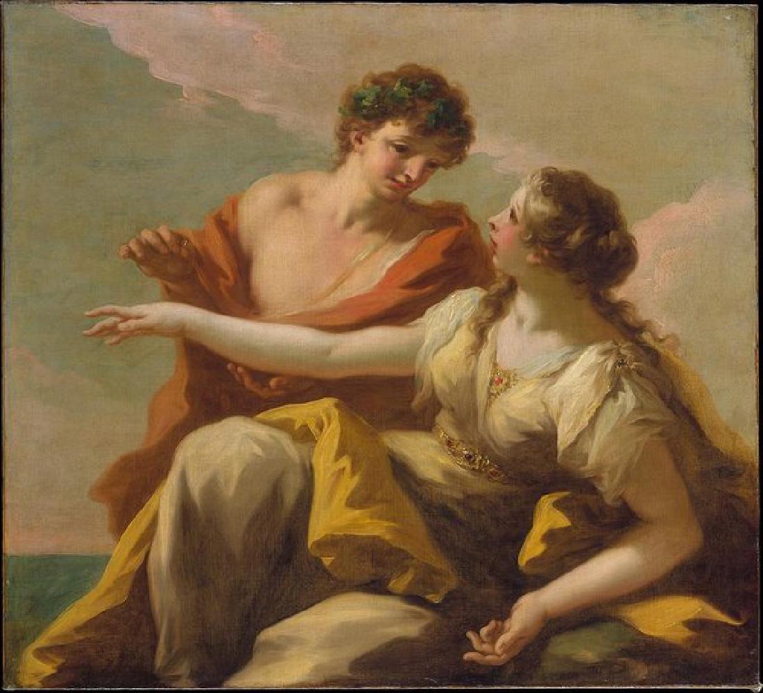 Bacchus And Ariadne Oil Painting on Canvas (1 of 1)