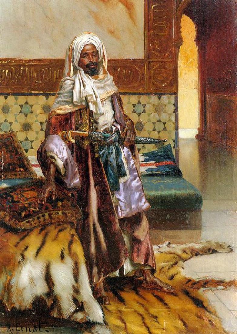 The Arab Prince Oil Painting on Canvas (1 of 1)