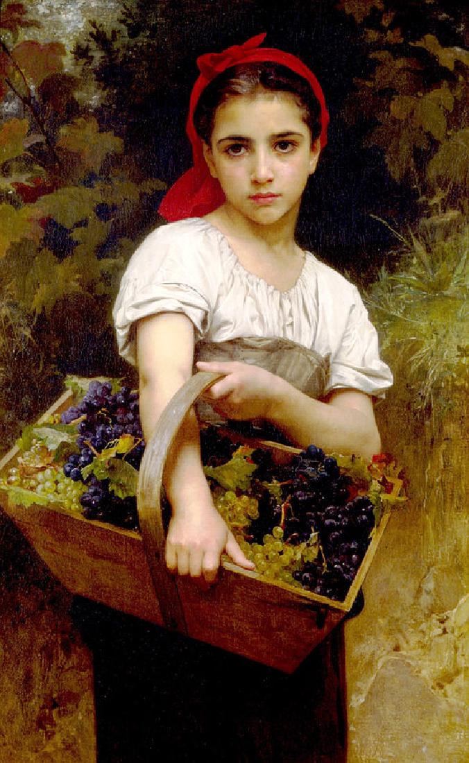 The Grape Picker Oil Painting on Canvas (1 of 1)