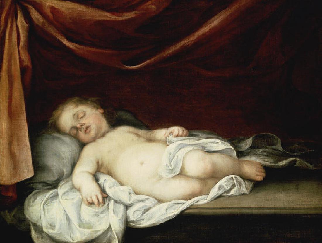 The Christ Child Asleep Oil Painting (1 of 1)
