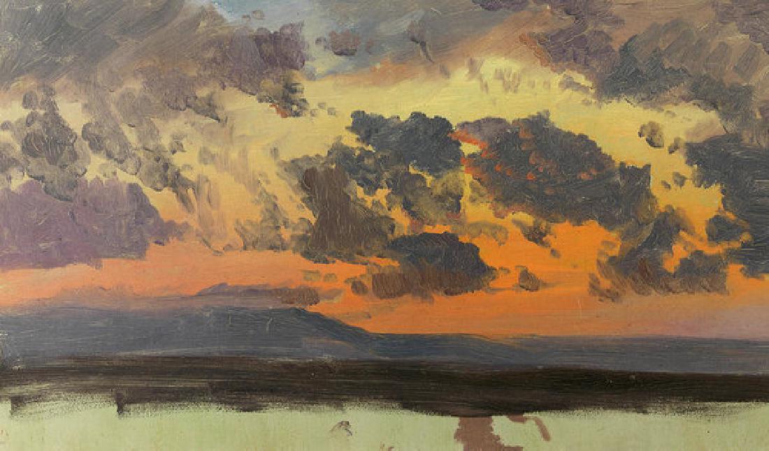 Sky At Sunset Jamaica West Indies Oil Painting on (1 of 1)
