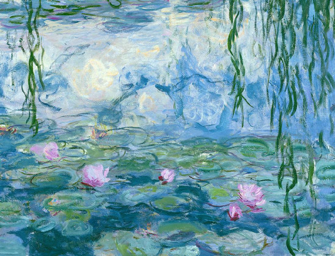 Waterlilies Oil Painting (1 of 1)