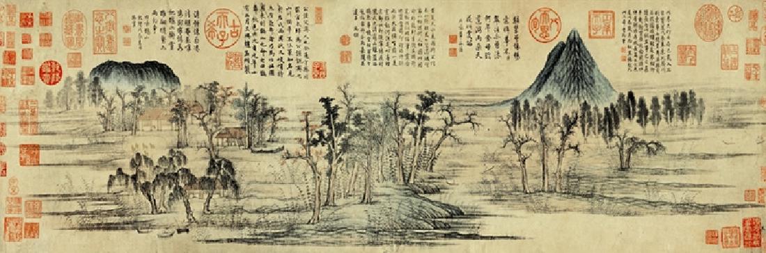 Chinese Yuan Dynasty Landscape Painting (1 of 1)